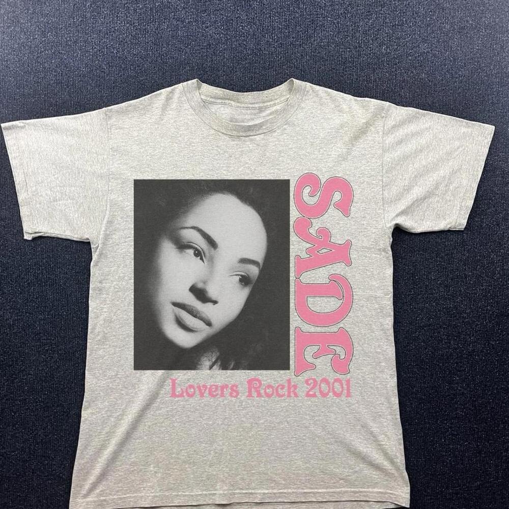 Sade Lovers Rock 2001 Grey T-Shirt
